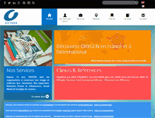 Tablet Screenshot of oxygen-rp.fr